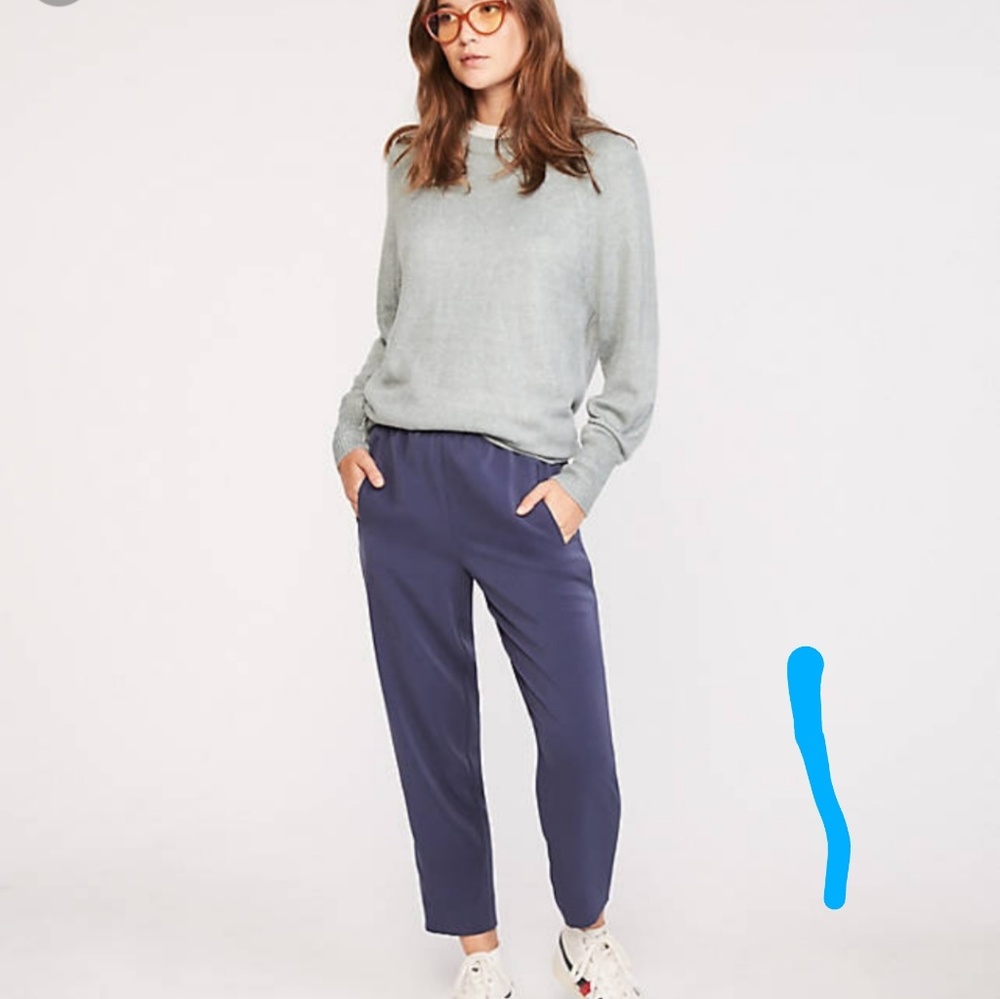 NWT Lou & Grey Black Twill Joggers